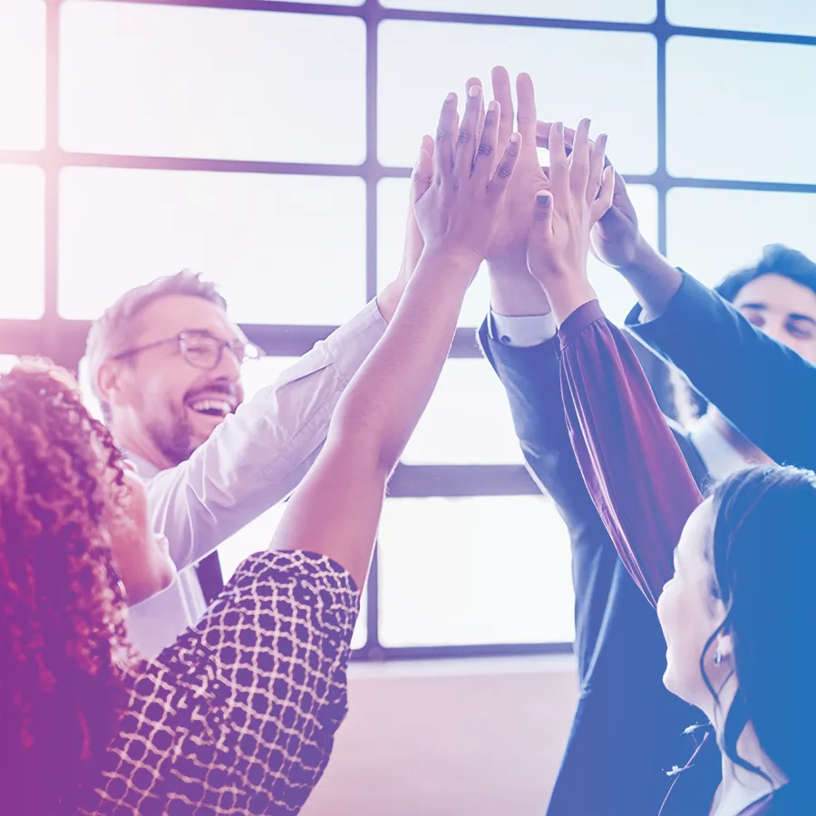 Team group work focused on communication, trust, and shared understanding